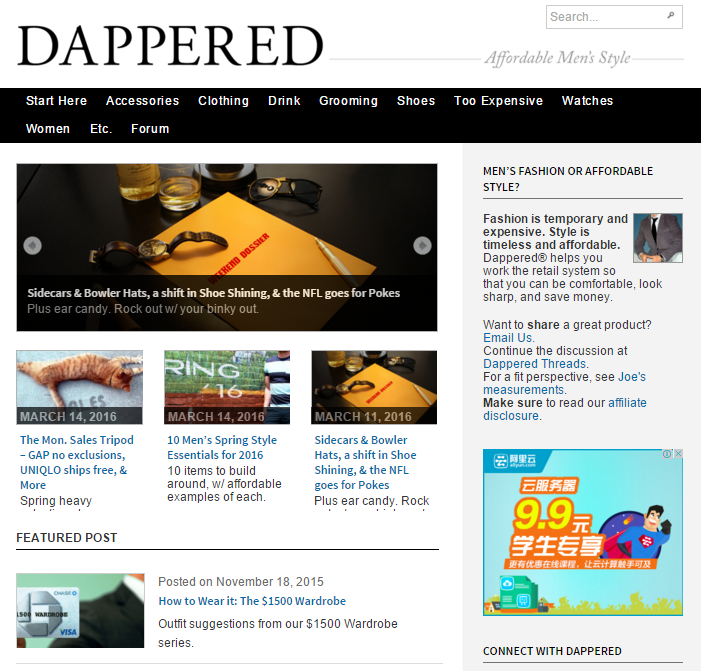 dappered