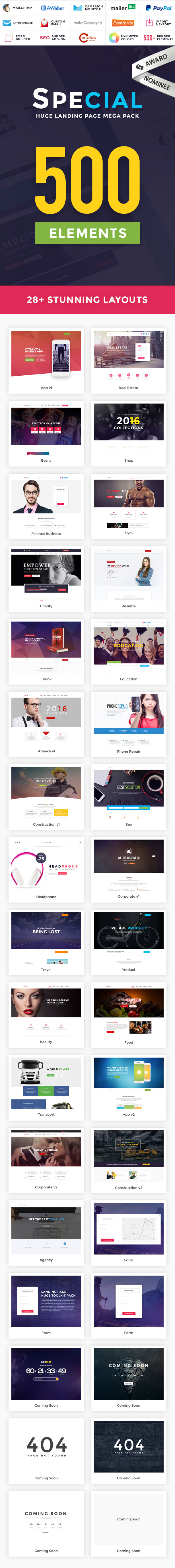 登录页landing page设计