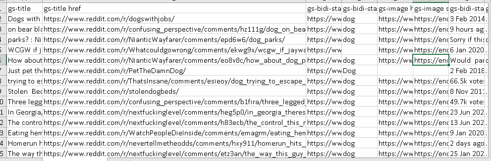 Instant data scraper