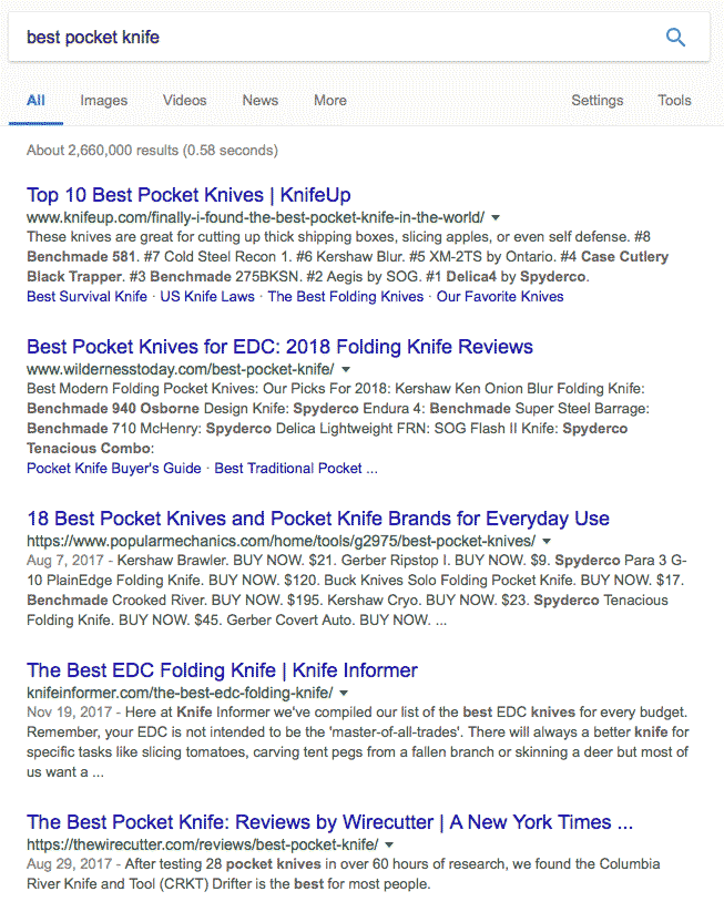 google关键词排名案例